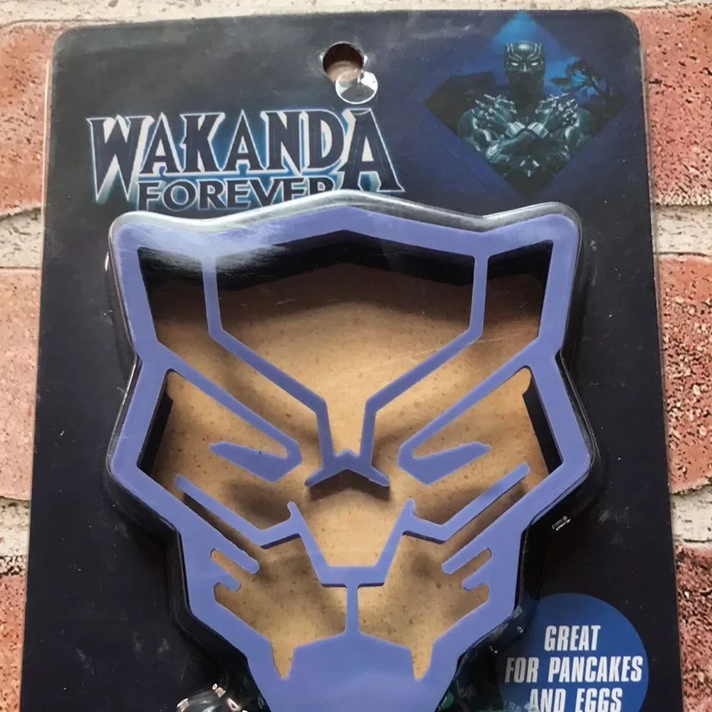 Wakanda Forever 3 Pack Silicone Breakfast Molds
